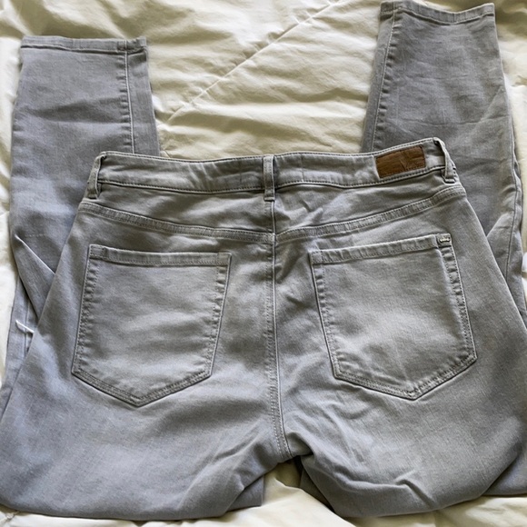 Garage Grey High Waist Jegging Jeans, Size 11 - Picture 7 of 11